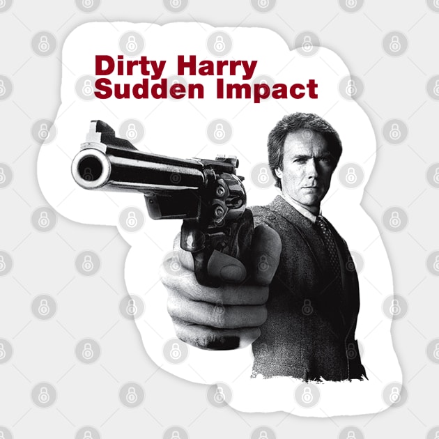 Mod.4 Dirty Harry Magnum Force Sticker by parashop